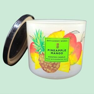 PINEAPPLE MANGO 3-WICK CANDLE BY BATH AND BODY WORKS